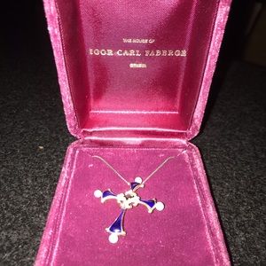 The Midnight Sapphire Cross Necklace